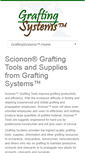 Mobile Screenshot of graftingsystems.com